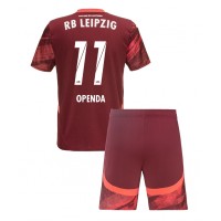 Dječji Nogometni Dres RB Leipzig Lois Openda #11 Gostujuci 2024-25 Kratak Rukav (+ Kratke hlače)